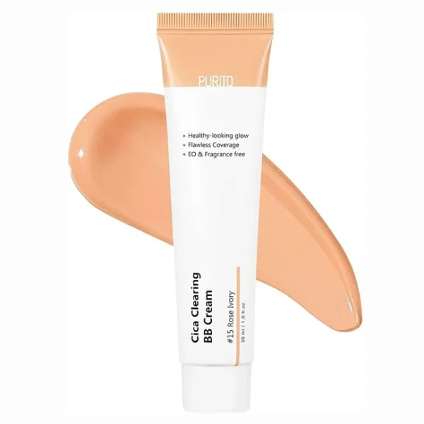 Purito Cica Clearing BB Cream No.15 Rose Ivory