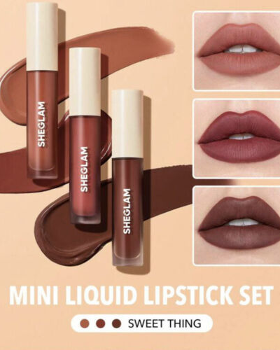 Sheglam matte allure mini liquid lipstick set Sweet Things