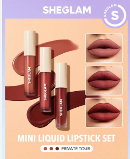Sheglam matte allure mini liquid lipstick set Private Tour