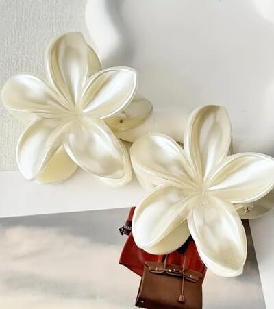 Acrylic Floral Hair Clip