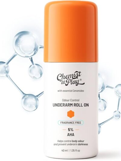 Chemist at Play UnderArm Roll-On with 5% AHA