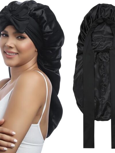 Long Satin Bonnet for Braids