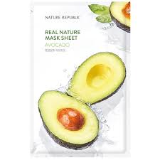 Nature Republic REAL NATURE SHEET MASK AVOCADO 23ml