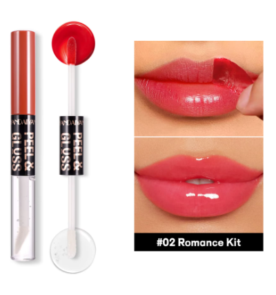 HANDAIYAN Dual-Ended Peel-Off Lip Tint 02 Romance Kit