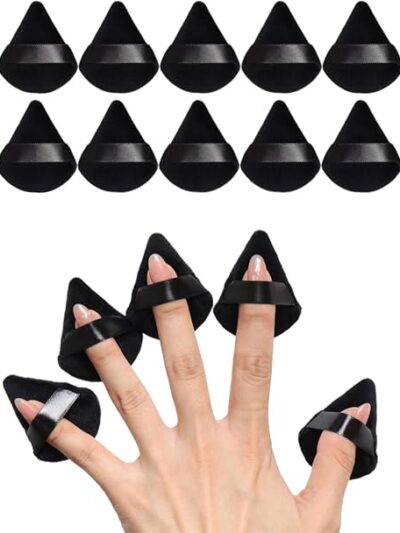 Mini Finger Powder Puff Set  5 pcs