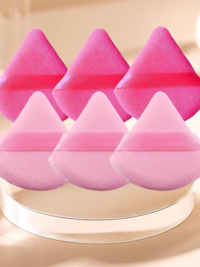Soft Triangle Powder Puff Set of 3 pcs
